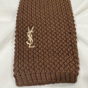 YSL Vintage Yves Saint Laurent Men's Wool Brown Knit